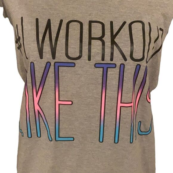 Material Girl #1 Workout Like This Hoodie - Picture 2 of 7